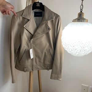 High quality leather jacket